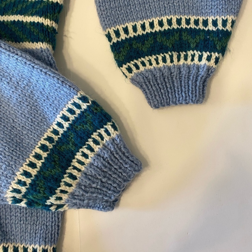 VINTAGE Home Knitted Pendleton Sweater - Picture 5 of 9